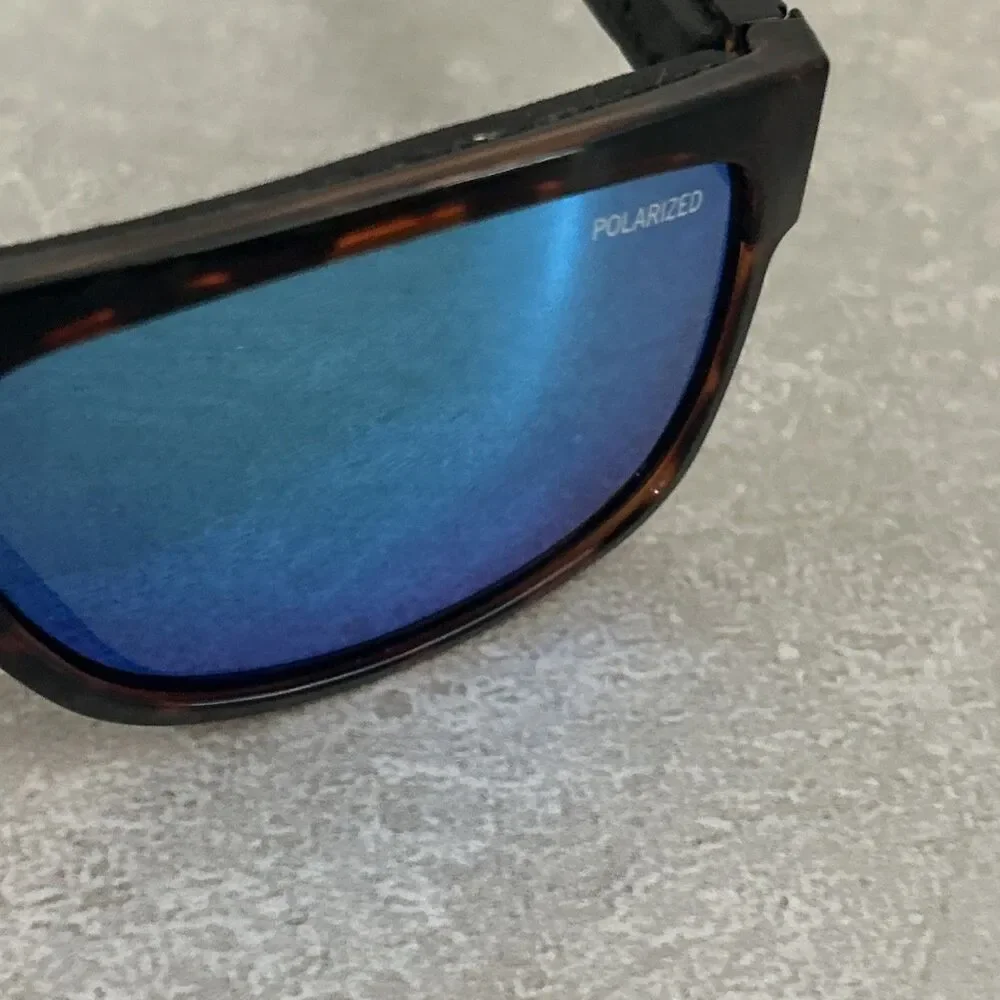 Bomber Smart-Bomb Sunglasses Ice Blue Mirror Polarized Lens Used unisex